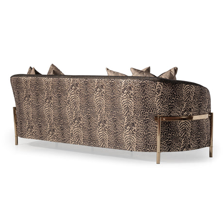 Lisbon Gold Sofa Onyx Gold from Michael Amini - Luna Furniture