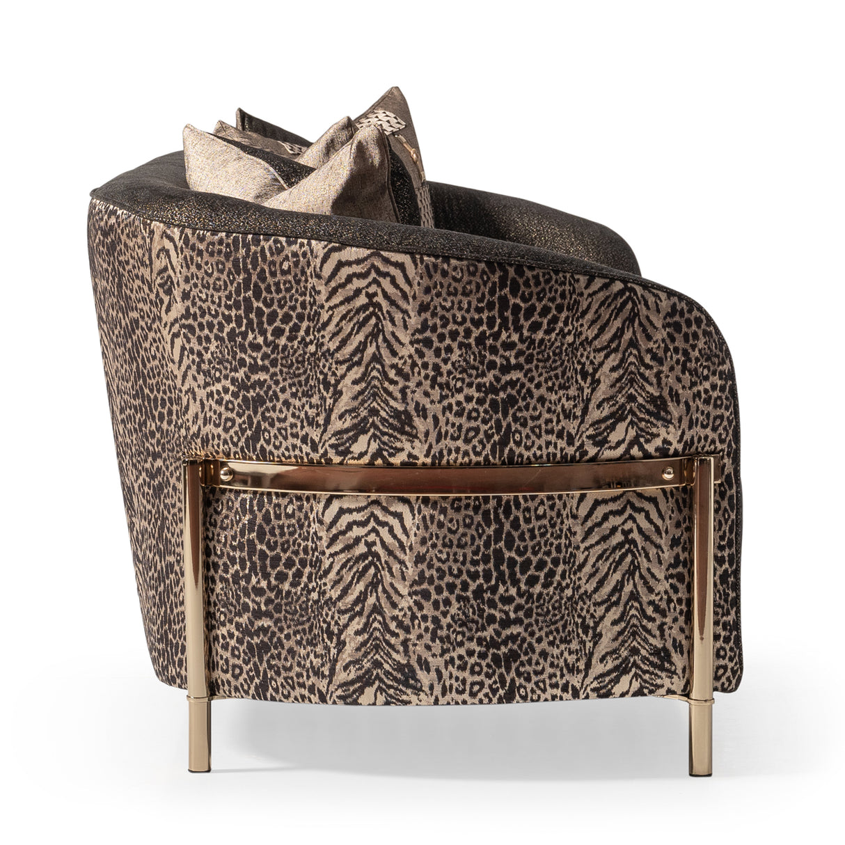 Lisbon Gold Sofa Onyx Gold from Michael Amini - Luna Furniture