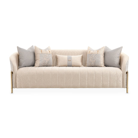 Lisbon Gold Sofa Opal Gold from Michael Amini - Luna Furniture