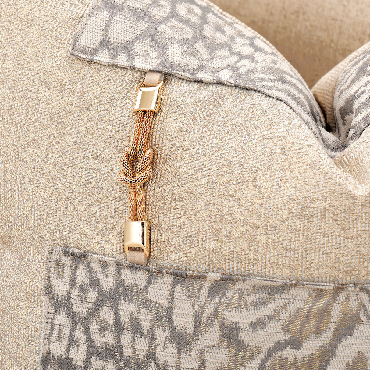 Lisbon Gold Sofa Opal Gold from Michael Amini - Luna Furniture