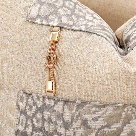 Lisbon Gold Sofa Opal Gold from Michael Amini - Luna Furniture