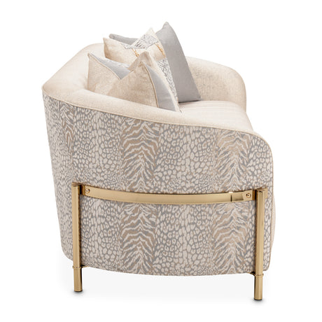 Lisbon Gold Sofa Opal Gold from Michael Amini - Luna Furniture