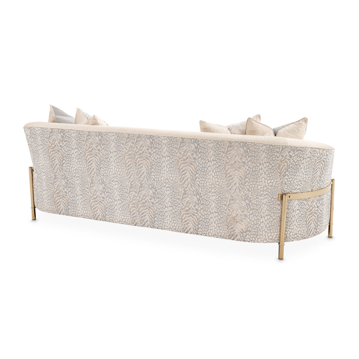Lisbon Gold Sofa Opal Gold from Michael Amini - Luna Furniture