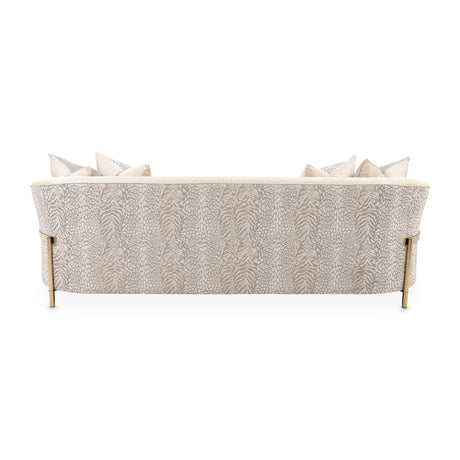 Lisbon Gold Sofa Opal Gold from Michael Amini - Luna Furniture