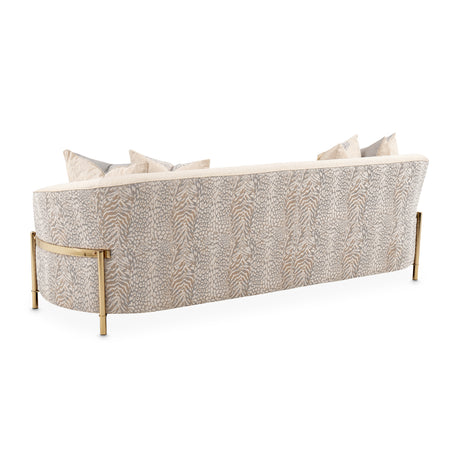 Lisbon Gold Sofa Opal Gold from Michael Amini - Luna Furniture