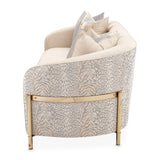 Lisbon Gold Sofa Opal Gold from Michael Amini - Luna Furniture