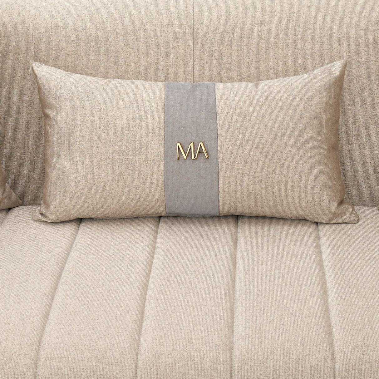 Lisbon Gold Sofa Opal Gold from Michael Amini - Luna Furniture