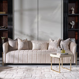 Lisbon Gold Sofa Opal Gold from Michael Amini - Luna Furniture