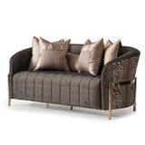 Lisbon Gold Loveseat Onyx Gold from Michael Amini - Luna Furniture