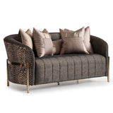 Lisbon Gold Loveseat Onyx Gold from Michael Amini - Luna Furniture