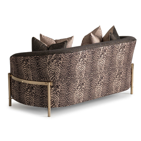 Lisbon Gold Loveseat Onyx Gold from Michael Amini - Luna Furniture