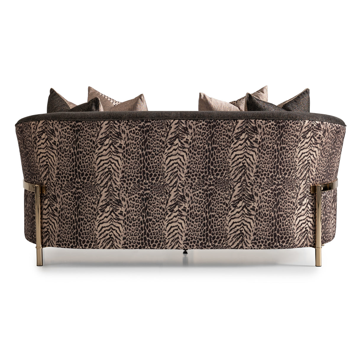 Lisbon Gold Loveseat Onyx Gold from Michael Amini - Luna Furniture