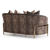 Lisbon Gold Loveseat Onyx Gold from Michael Amini - Luna Furniture