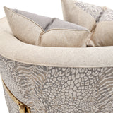 Lisbon Gold Loveseat Opal Gold from Michael Amini - Luna Furniture