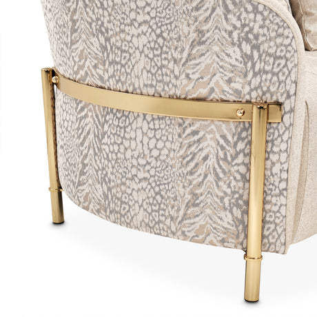 Lisbon Gold Loveseat Opal Gold from Michael Amini - Luna Furniture