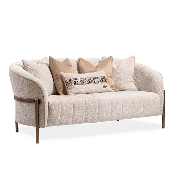 Lisbon Matte Bronze Loveseat