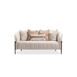 Lisbon Matte Bronze Loveseat from Michael Amini - Luna Furniture