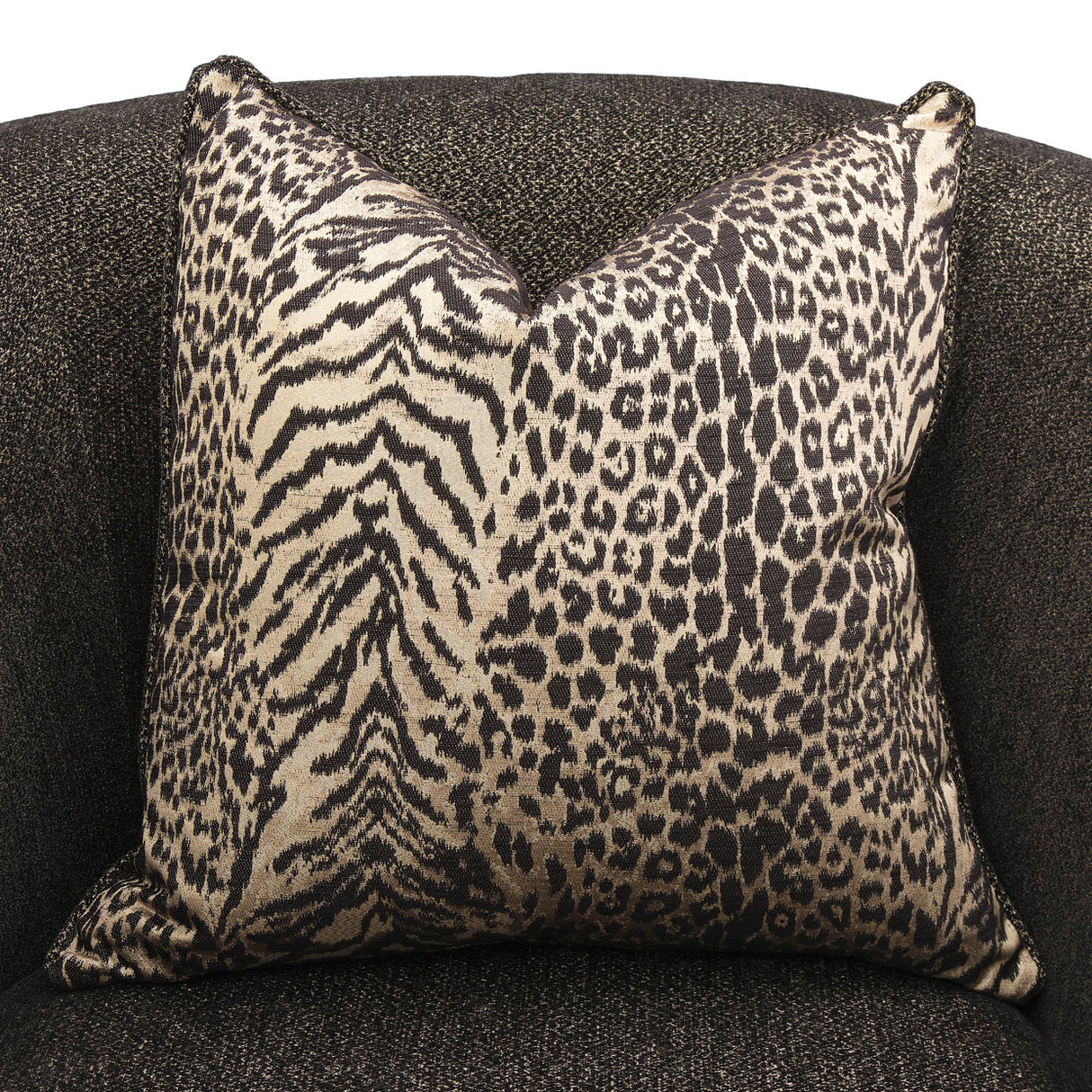 Lisbon Gold Chair Onyx Gold from Michael Amini - Luna Furniture