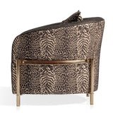 Lisbon Gold Chair Onyx Gold from Michael Amini - Luna Furniture