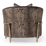 Lisbon Gold Chair Onyx Gold from Michael Amini - Luna Furniture
