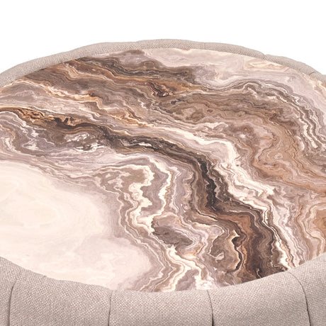 Lucca Silver Cocktail Table Silver from Michael Amini - Luna Furniture