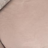 Lucca Silver Swivel Chair Silver from Michael Amini - Luna Furniture