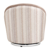 Lucca Silver Swivel Chair Silver from Michael Amini - Luna Furniture