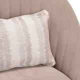 Lucca Silver Swivel Chair Silver from Michael Amini - Luna Furniture