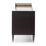 Lousanne Glossy Mocha Sand Media Cabinet from Michael Amini - Luna Furniture