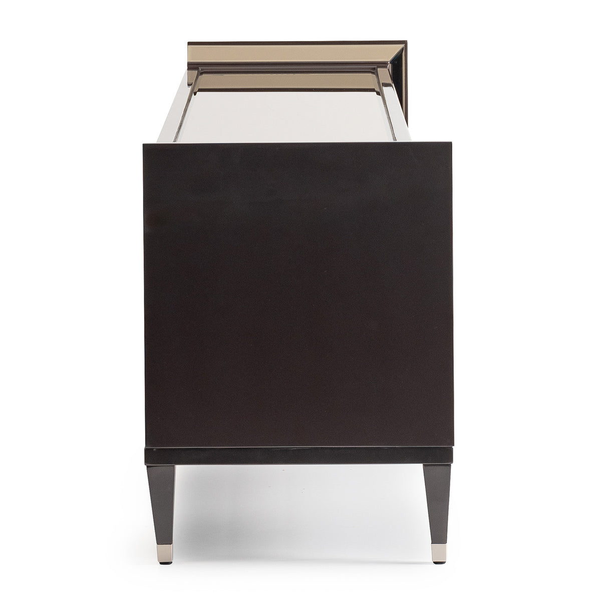 Lousanne Glossy Mocha Sand Media Cabinet from Michael Amini - Luna Furniture