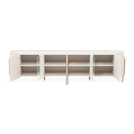 Mod Dream Rich Champagne Media Cabinet from Michael Amini - Luna Furniture