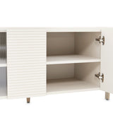 Mod Dream Rich Champagne Media Cabinet from Michael Amini - Luna Furniture