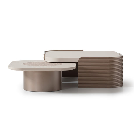 Mod Dream Rich Champagne Tall Cocktail Table from Michael Amini - Luna Furniture