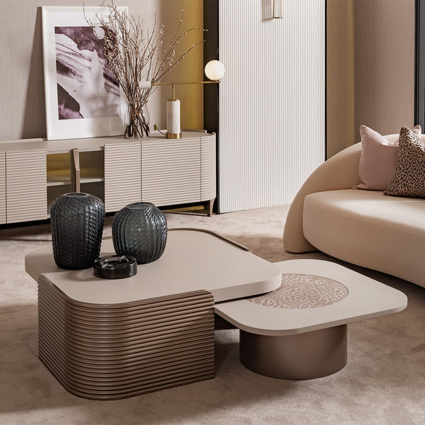 Mod Dream Rich Champagne Short Cocktail Table