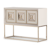 Madison Glistening Gold Small Console W/leg Glistenin from Michael Amini - Luna Furniture