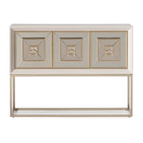 Madison Glistening Gold Small Console W/leg Glistenin from Michael Amini - Luna Furniture