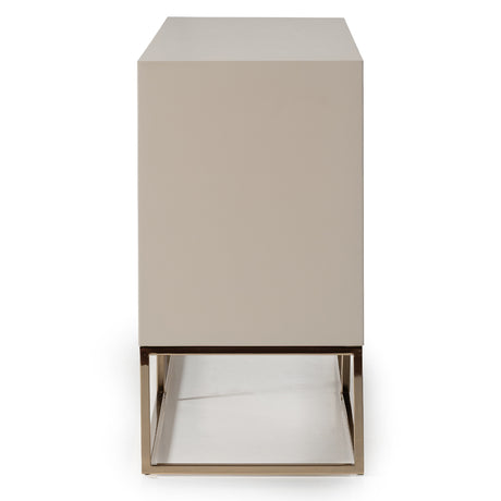 Madison Glistening Gold Console 2pc Glistening Gold from Michael Amini - Luna Furniture