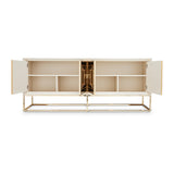 Madison Glistening Gold Console 2pc Glistening Gold from Michael Amini - Luna Furniture
