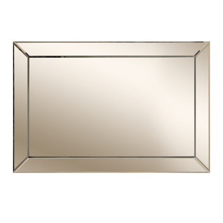 Madison Glistening Gold Wall Mirror Glistening Gold from Michael Amini - Luna Furniture