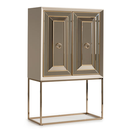 Madison Glistening Gold Bar 2pc Glistening Gold from Michael Amini - Luna Furniture