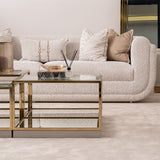 Savannah Breeze Bright Gold Tall Cocktail Table - Set Of 2 from Michael Amini - Luna Furniture