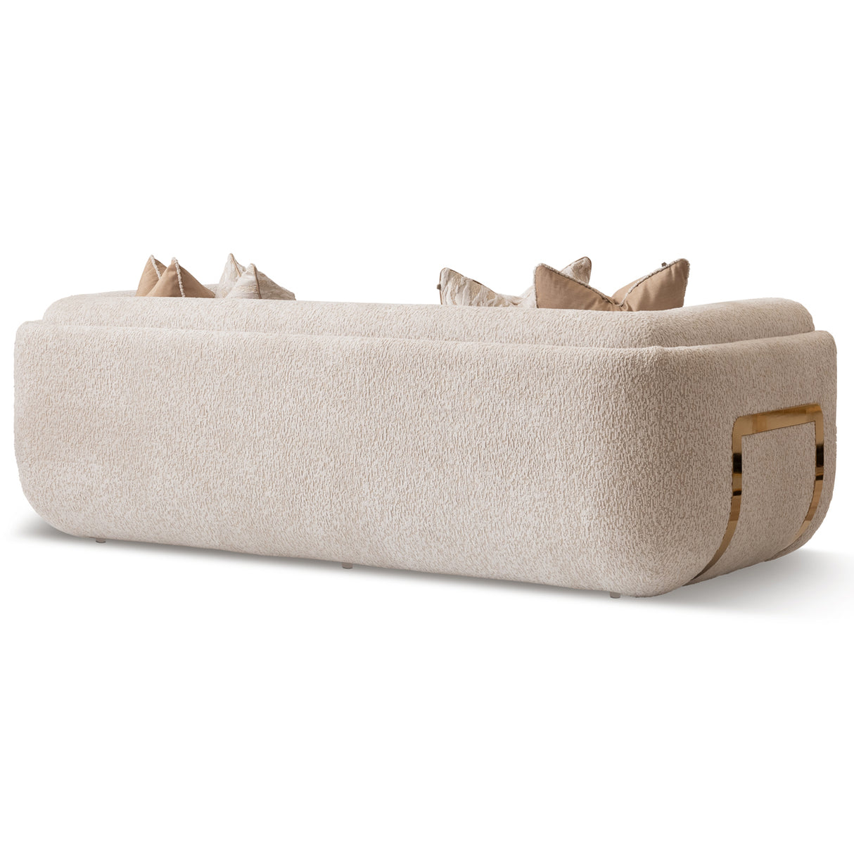 Savannah Breeze Bright Gold Standard Sofa - Cashmere from Michael Amini - Luna Furniture