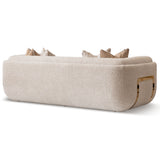 Savannah Breeze Bright Gold Standard Sofa - Cashmere from Michael Amini - Luna Furniture