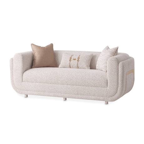 Savannah Breeze Bright Gold Loveseat from Michael Amini - Luna Furniture