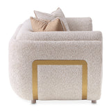 Savannah Breeze Bright Gold Loveseat from Michael Amini - Luna Furniture