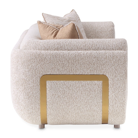 Savannah Breeze Bright Gold Loveseat from Michael Amini - Luna Furniture