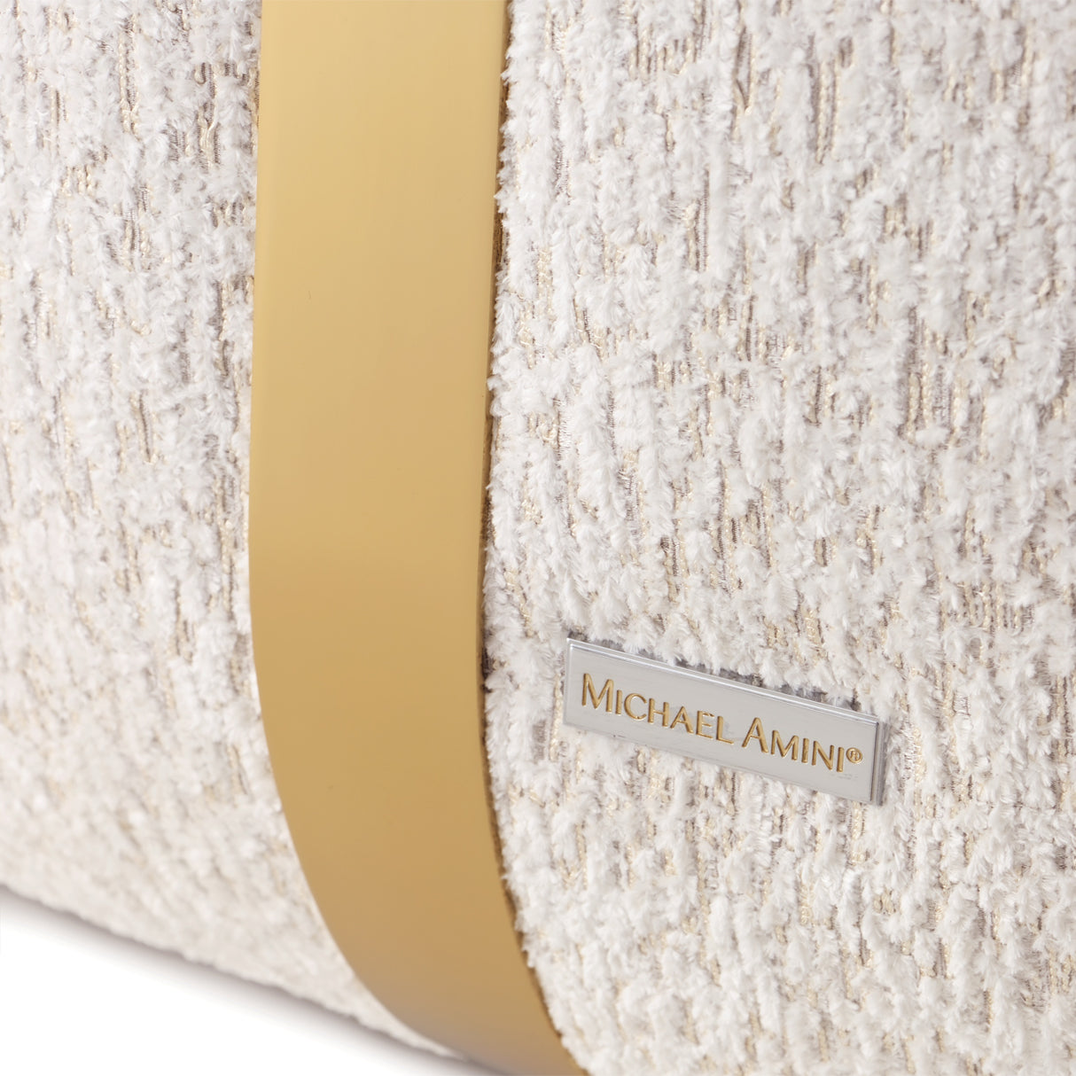 Savannah Breeze Bright Gold Loveseat from Michael Amini - Luna Furniture