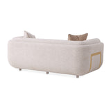 Savannah Breeze Bright Gold Loveseat from Michael Amini - Luna Furniture