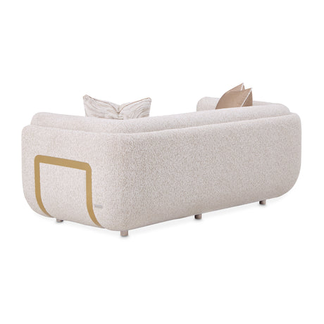 Savannah Breeze Bright Gold Loveseat from Michael Amini - Luna Furniture