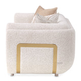 Savannah Breeze Bright Gold Loveseat from Michael Amini - Luna Furniture